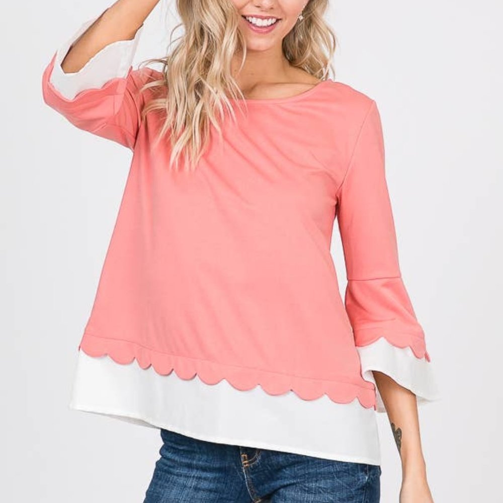 NEW THREE QUARTER LAYERED SLEEVE